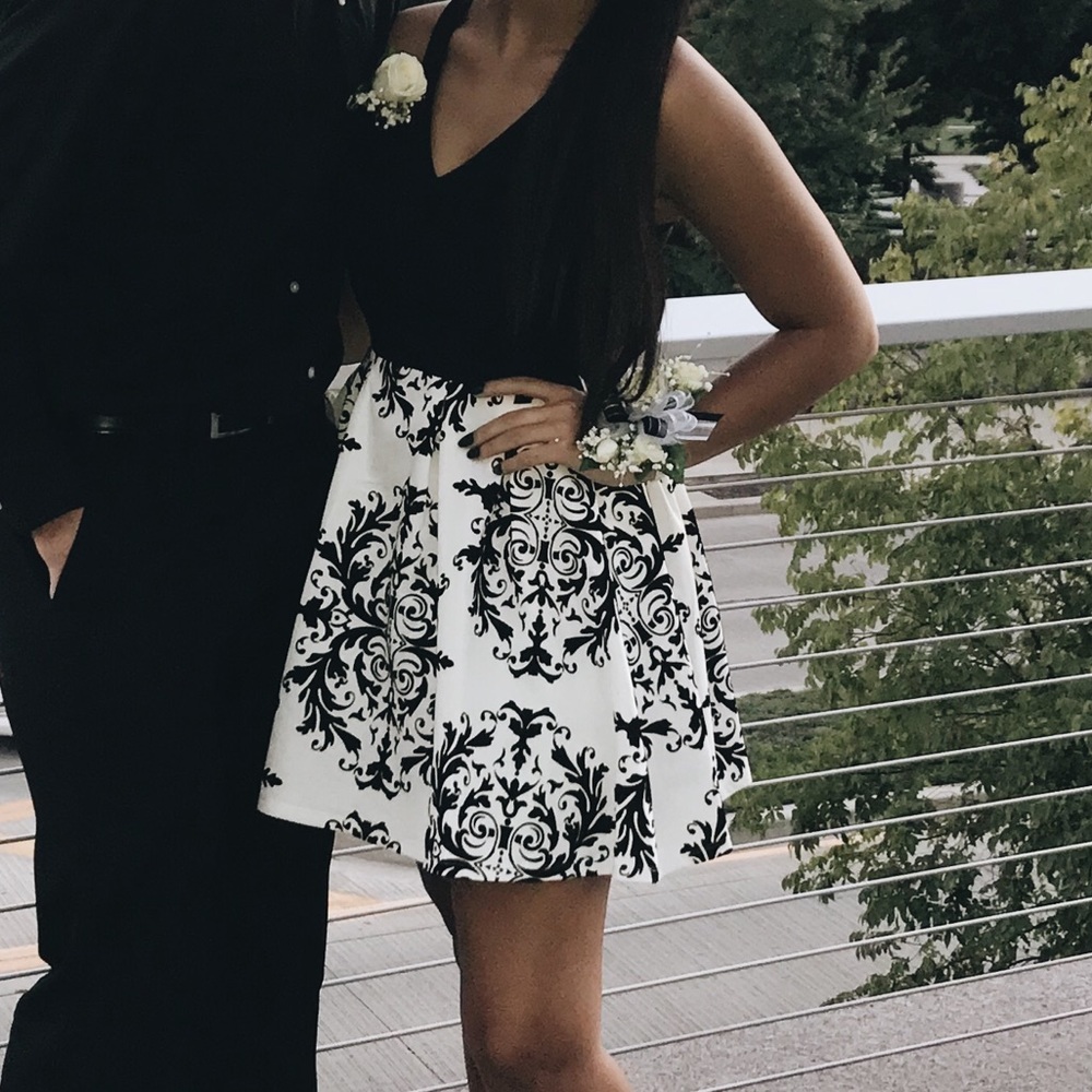 Whit and black homecoming